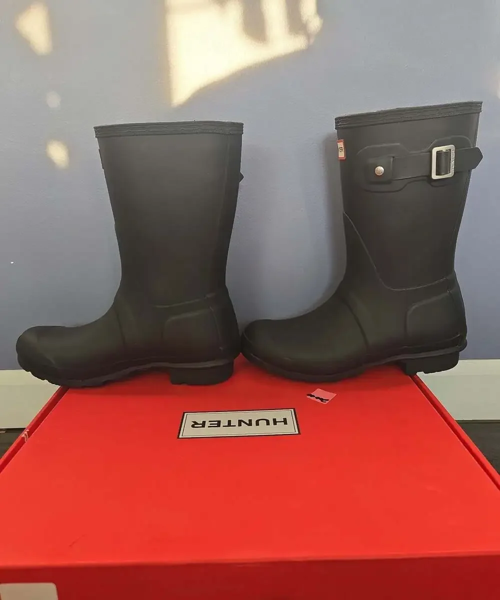 Nrw Hunter Original SHORT Black Rain Boots size 6 6m